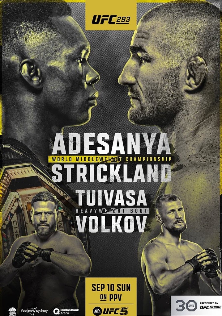 UFC 293 Adesanya Vs Strickland Streaming Online