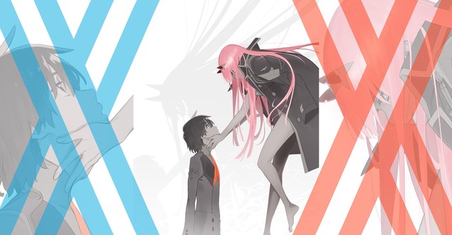Download Two pilot characters from the anime Darling In The Franxx