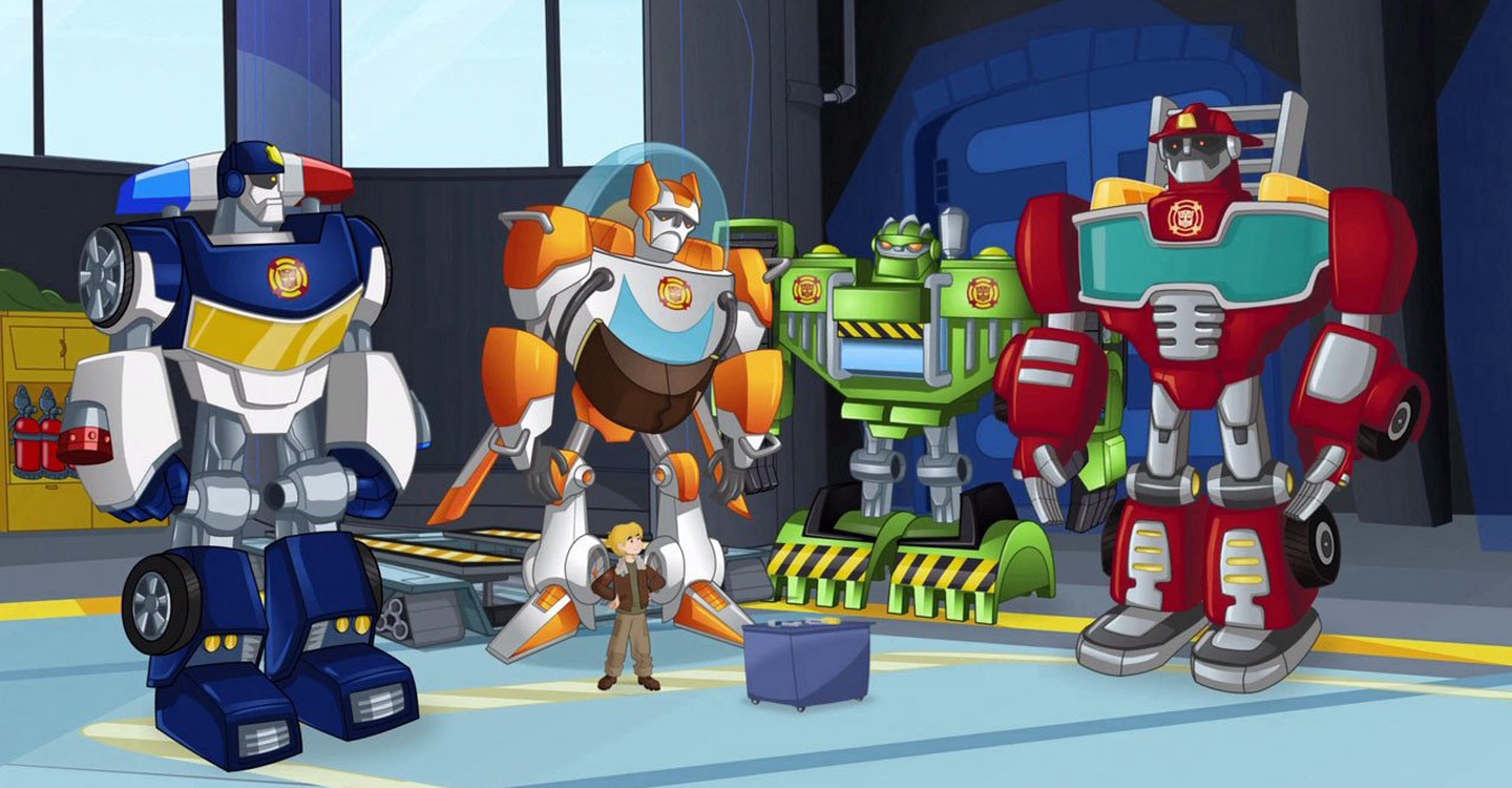 orange transformer rescue bot