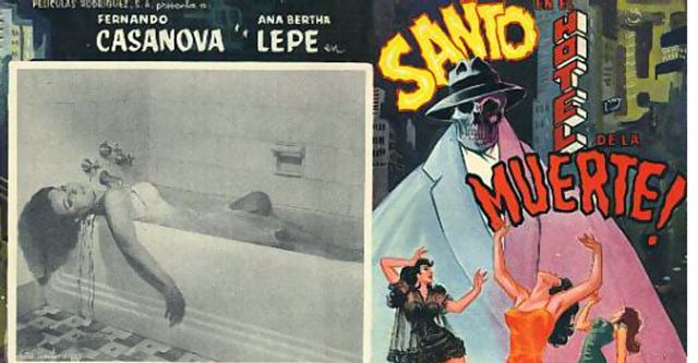 Santo en el hotel de la muerte