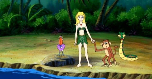 Jungle girl and the lost online island of the dinosaurs watch online