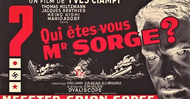 Qui êtes-vous, Monsieur Sorge?