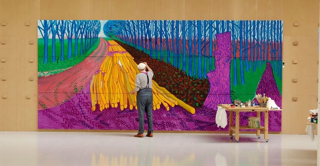 David Hockney at the Royal Academy of Arts