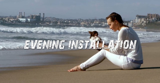 Evening Installation