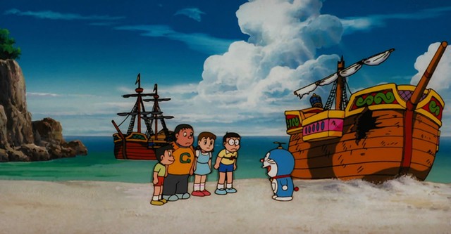 Doraemon y los piratas de los mares del sur