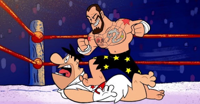 Flintstoneovi & WWE: Mela doby kamenné