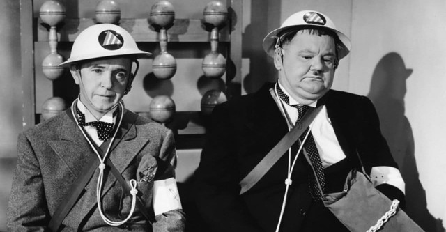 Laurel et Hardy chefs d'îlot