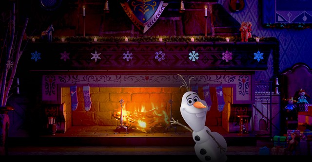 Vánoce u krbu na hradě Arendelle: Papírové vystřihovánky