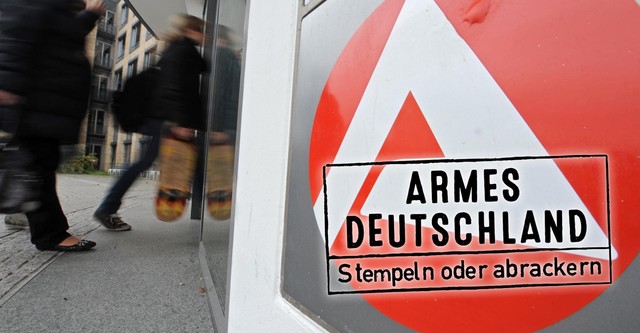 Armes Deutschland - Stempeln oder abrackern?