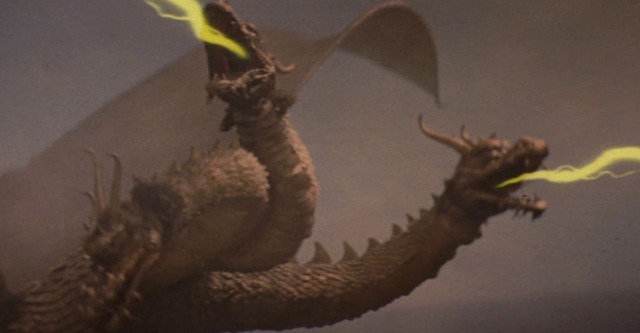 Godzilla contra Ghidorah, el dragón de tres cabezas