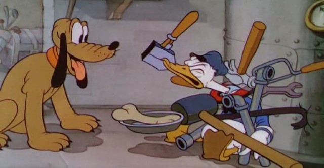 El Pato Donald: Donald y Pluto