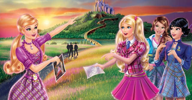 Barbie A Escola de Princesas - jogos online de menina