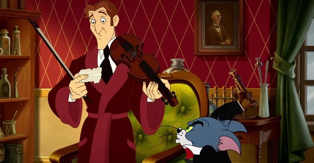 Tom & Jerry als Sherlock Holmes und Dr. Watson