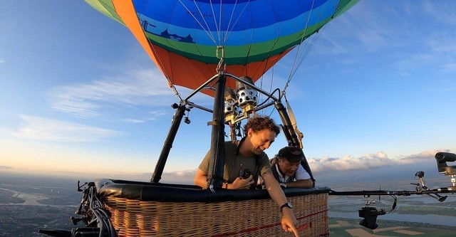 Jochem in de wolken