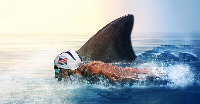Phelps vs Shark