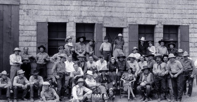 Tex Rides with the Boy Scouts