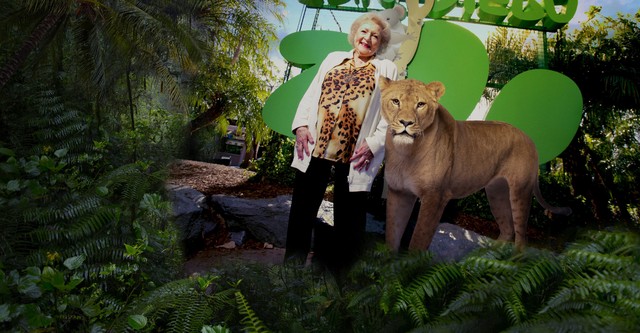 Betty White y los felinos