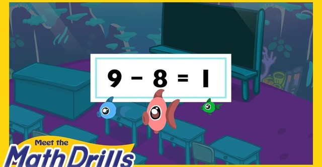 Meet the Math Drills - Subtraction