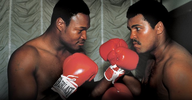 Muhammad Ali y Larry Holmes