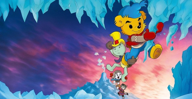 Miś Bamse na wulkanie