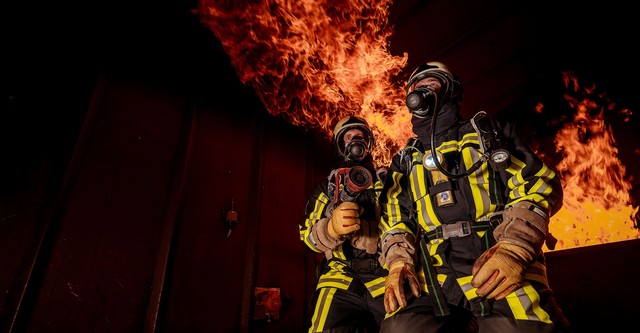 Fire & Flame – With firefighters on duty