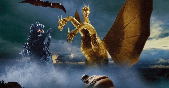 Frankensteins Monster im Kampf gegen Ghidorah