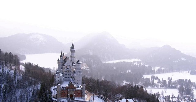 Deutschland von oben - ein Wintermärchen