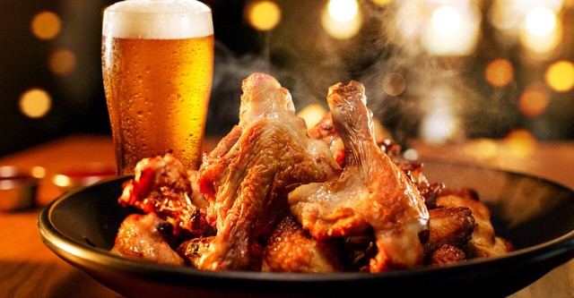 Rapsodia de pollo frito coreano