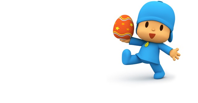 Pocoyo e os ovos de Páscoa