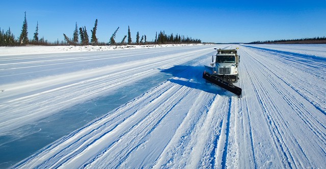 Highway zum Polarmeer Kanadas Eisstraßen