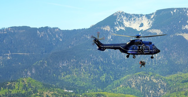 Einsatz Fliegerstaffel - Helfer am Himmel