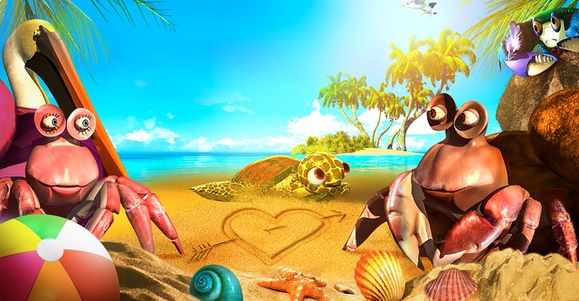 Harriet and Herbert's Day at the Beach