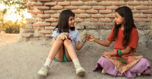 La niña de la cabra