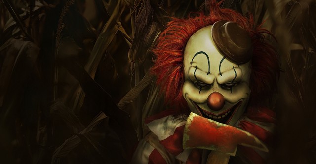 Clown in a Cornfield