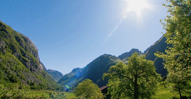 Skandinavien von oben