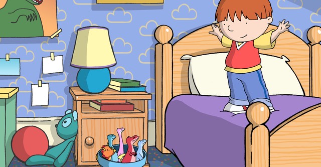 Harry y su cubo de dinosaurios