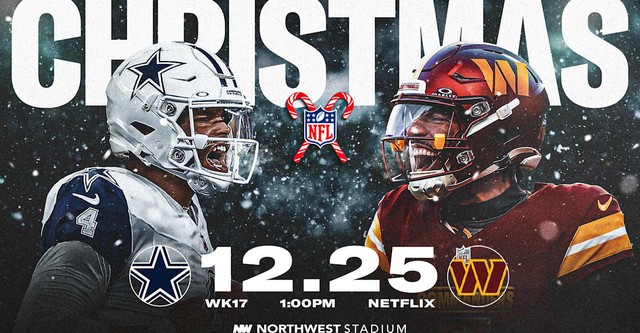Christmas Gameday: Cowboys vs. Commanders