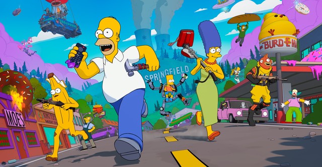 Fortnite x the Simpsons