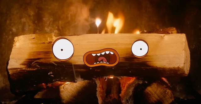 Rick and Morty Yule Log