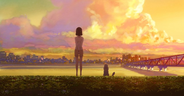 Elle et son chat