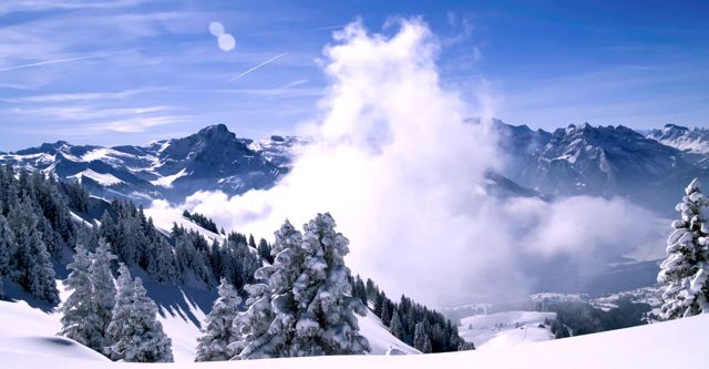 Les Alpes à vol d'oiseau