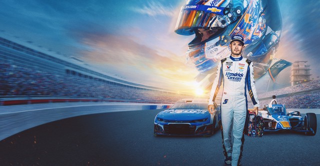 Kyle Larson e o Double