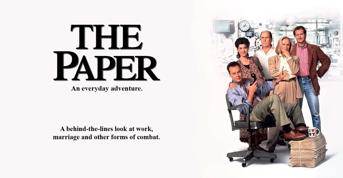 He a newspaper every day. Paper.