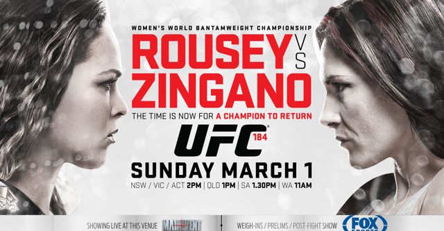 UFC 184: Rousey vs. Zingano