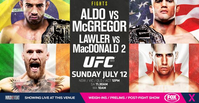 UFC 189: Mendes vs. McGregor