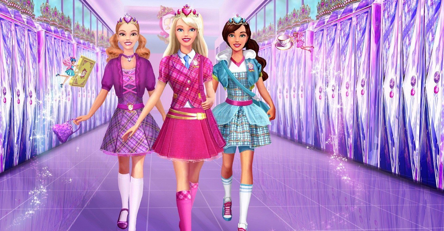watch barbie princess charm school full movie