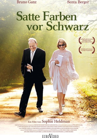 Satte Farben vor Schwarz