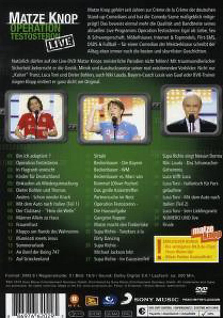 Matze Knop Live - Operation Testosteron