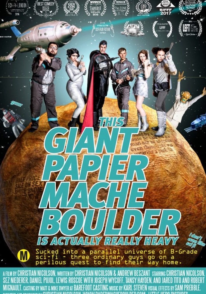 This Giant Papier-Mâché Boulder Is Actually Really Heavy