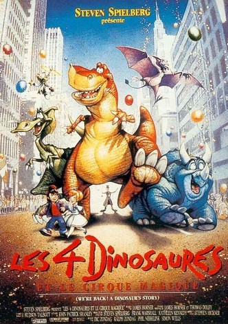 Les quatre dinosaures et le cirque magique